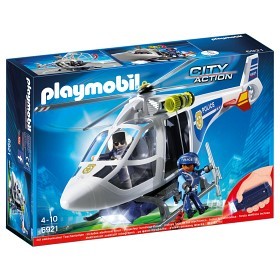Bilde av Playmobil City Action - Polishelikopter med LED-sökljus 6921
