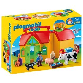 Bilde av Playmobil 1.2.3 6962 Min bondgård som jag kan ta med mig