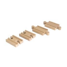 Bilde av BRIO World 33393 Rette skinner (Ekstra kort)