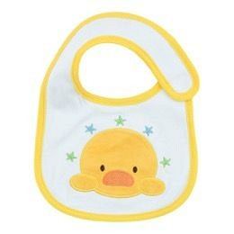 Bilde av Haklapp med broderi (Gul Anka)