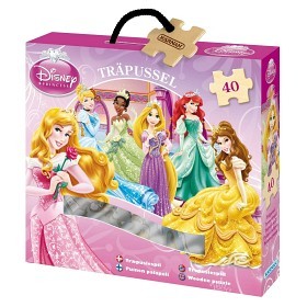 Bilde av Disney Prinsessor - Träpussel 40 bitar