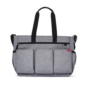 Bilde av Skip Hop Duo Double Signature Skötväska (Heather Grey)