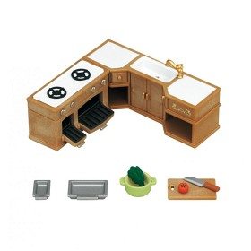 Bilde av Sylvanian Families - Köksset med spis, vask och köksbänk