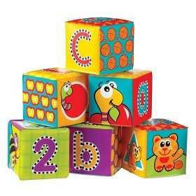 Bilde av Happy Baby Mjuka byggklossar 6-pack