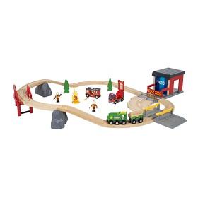 Bilde av BRIO - Rescue 33817 Tågset med räddningstema
