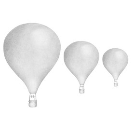 Bilde av Stickstay Väggdekaler Ballonger (Ljusgrå)