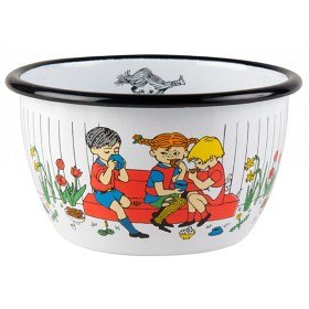 Bilde av Muurla Skål Emalj (Pippi Fikapaus)