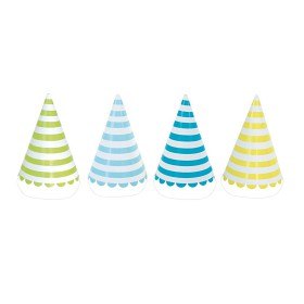 Bilde av JaBaDaBaDo - Partyhattar 8-pack (Blå)
