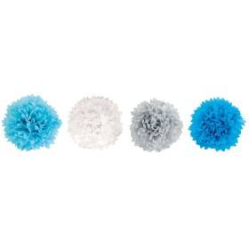 Bilde av JaBaDaBaDo - PomPoms 4-pack (Ljusblå)