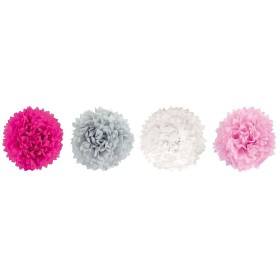 Bilde av JaBaDaBaDo - PomPoms 4-pack (Ljusrosa)