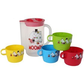 Bilde av Mumin - Picknickset Kanna och 4 muggar