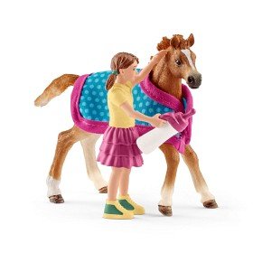 Bilde av Schleich Horse Club 42361 Föl med täcke