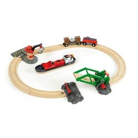 Bilde av BRIO World 33061 Togsett havn og godssett