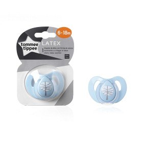 Bilde av Tommee Tippee CTN Sugnapp Cherry Latex 6-18 mån (Blå)