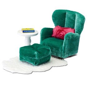 Bilde av Lundby Fåtölj och fotpall