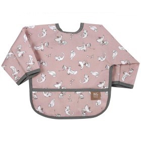 Bilde av NG Baby Haklapp med Ärm Woods & Fairytales (Rose)