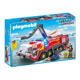 Bilde av Playmobil City Action - Flygplatsbrandbil med ljud och ljus 5337