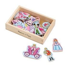 Bilde av Melissa & Doug - Prinsessmagneter i trä
