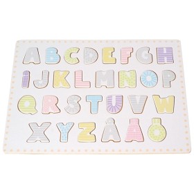 Bilde av JaBaDaBaDo ABC pussel (pastell)