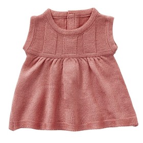 Bilde av byASTRUP Stickad dockklänning Rose (40-45 cm)