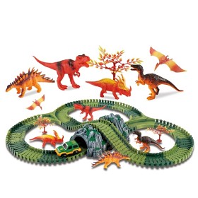 Bilde av Dinosauriernas bilbana med 157 delar och 1 bil