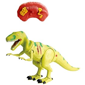Bilde av Dino vs World - Radiostyrd dinosaurie med ljus - gul
