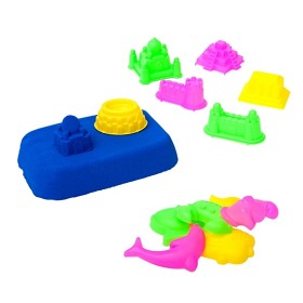 Bilde av Magic Sand - Box med tillbehör 1,5 kg - Blå