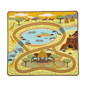 Bilde av Melissa & Doug - Lekmatta med safaridjur - 100x90 cm