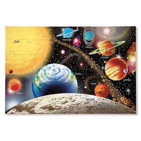 Bilde av Melissa & Doug - Stort golvpussel - solsystemet - 48 bitar