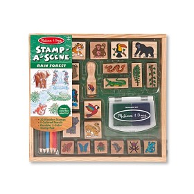 Bilde av Melissa & Doug - Stämpelset - Regnskog
