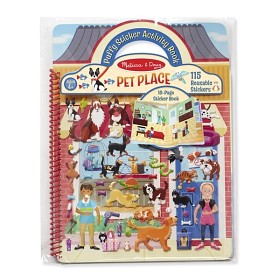 Bilde av Melissa & Doug - Återanvändbara tjocka stickers - Djur i hemmet