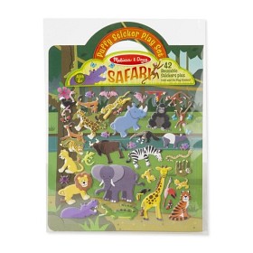 Bilde av Melissa & Doug - Återanvändbara tjocka stickers - Safari