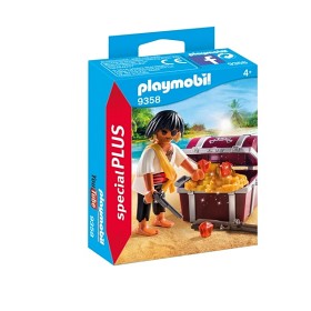 Bilde av Playmobil 9358 - Pirat med skattkista