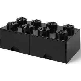 Bilde av LEGO Oppbevaringsboks 8 med skuffer - Svart