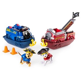 Bilde av Paw Patrol Pirate Fordon Marshall and Chase 2-pack