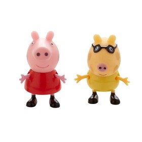 Bilde av Greta Gris Figurer 2-pack Greta och Pelle Ponny