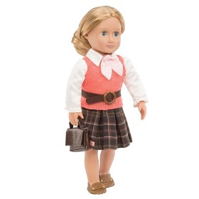 Bilde av Our Generation - Dockkläder - Deluxe Cardigan - kjol och portfölj