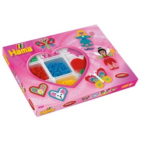 Bilde av Hama Midi Activity box Heart 2400 st
