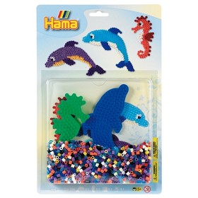 Bilde av Hama Midi Pärlor Blister Dolphin Sea Horse