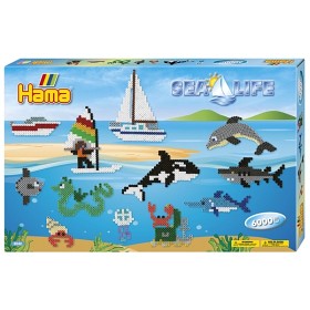 Bilde av Hama Midi Giant gift box Sealife 6000 st