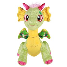 Bilde av Glittrande Mjukisdrake Grön 30 cm