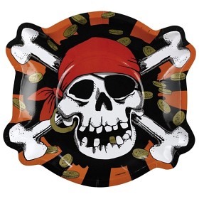Bilde av Jolly Roger - Figurformad Tallrik - 6 st