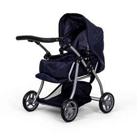 Bilde av Mini Mommy Dockvagn med babylift (mörkblå)