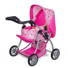 Bilde av Mini Mommy Dockvagn med lift (rosa)