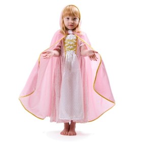 Bilde av Den Goda Fen - Prinsessmantel Guldmotiv 4-8 år