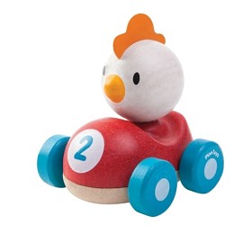 Bilde av PlanToys Kyllingens racerbil