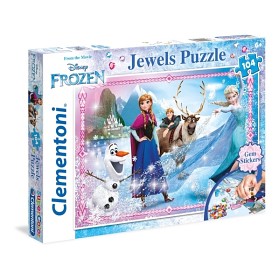 Bilde av Clementoni Disney Frozen Jewel Puslespill (104-biter)