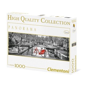 Bilde av Clementoni Panorama Pussel Amsterdam Bicycle (1000-bitar)