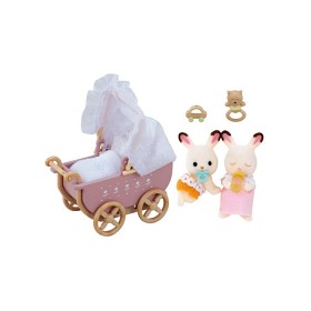 Bilde av Sylvanian Families - Chokladkanin set med tvillingar