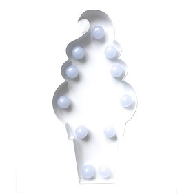 Bilde av Marquee Light - LED-light Glasstrut Vit